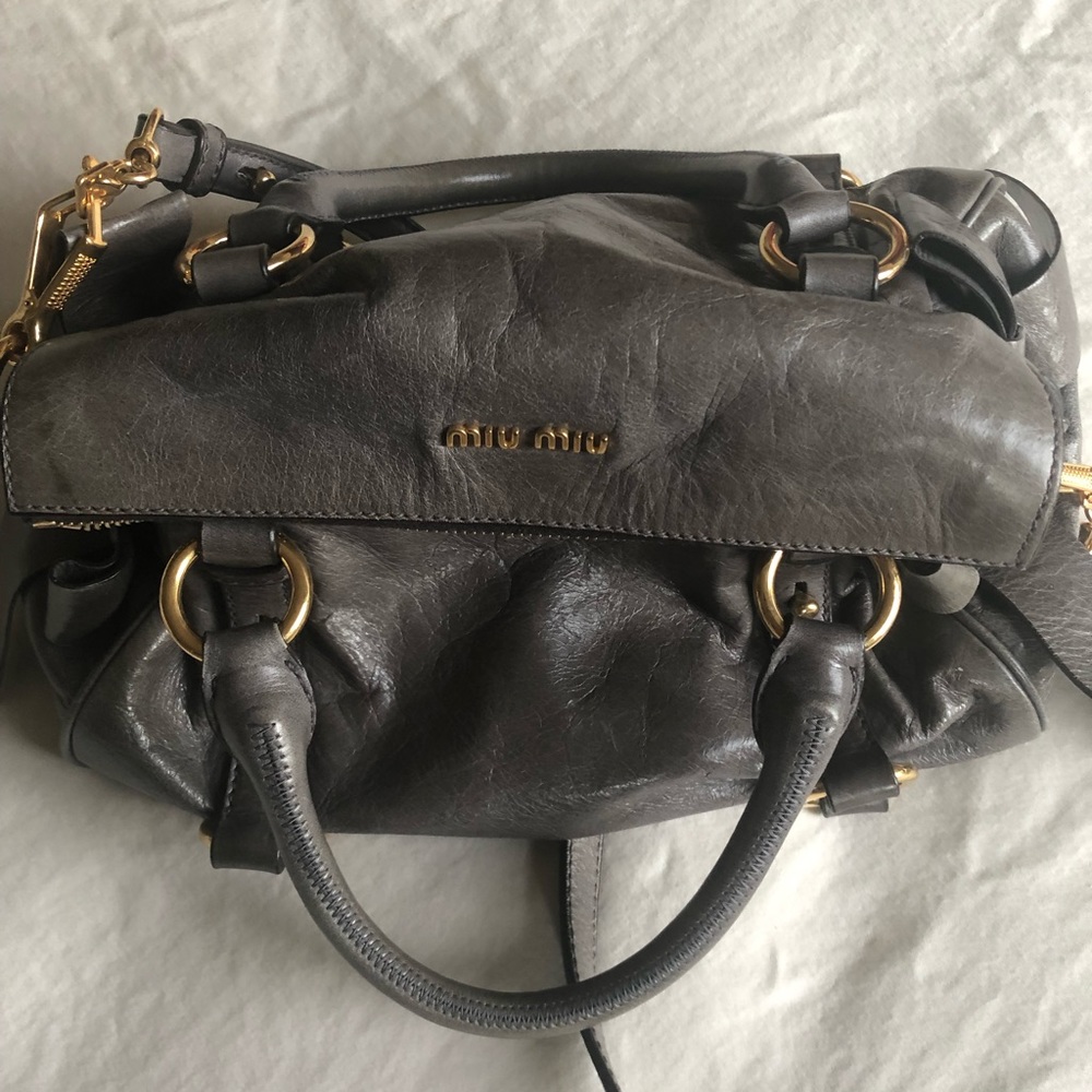 Miu miu mini bow satchel